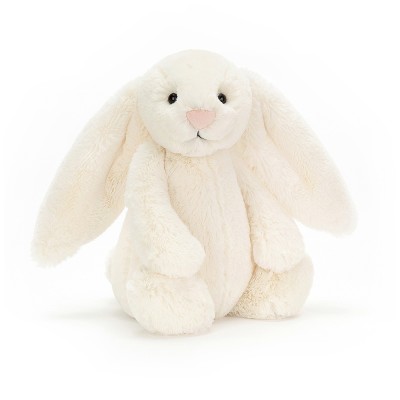 Peluche lapin blanc avec grandes oreilles H31 X W12 CM