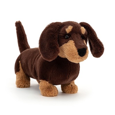 Peluche CHIEN SAUCISSE OTTO - TAILLE UNIQUE - H17 X L9 CM