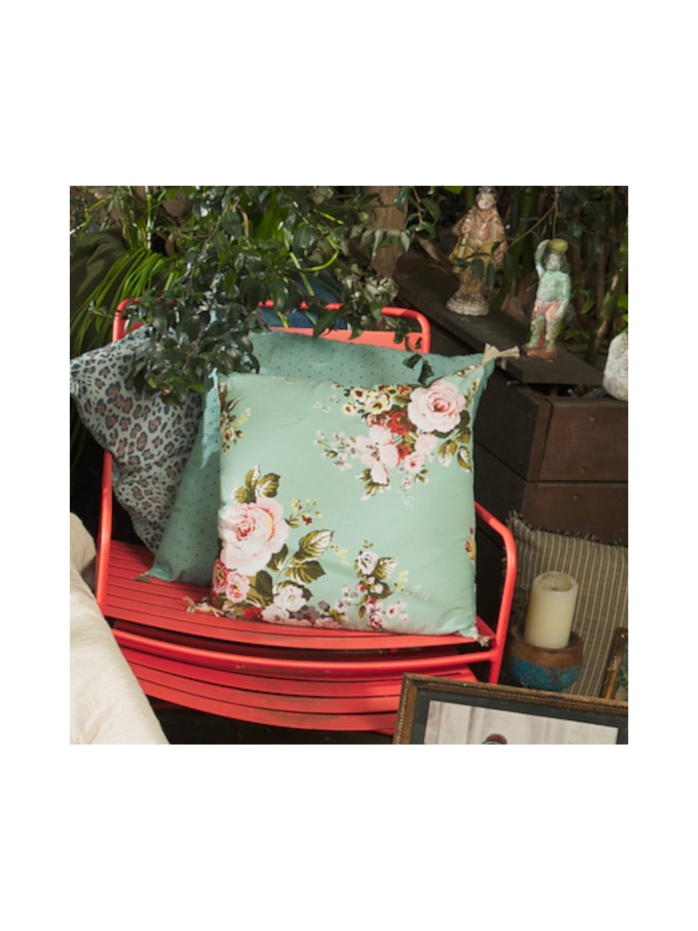 BANGALORE ETE COUSSIN CELADON 45X45