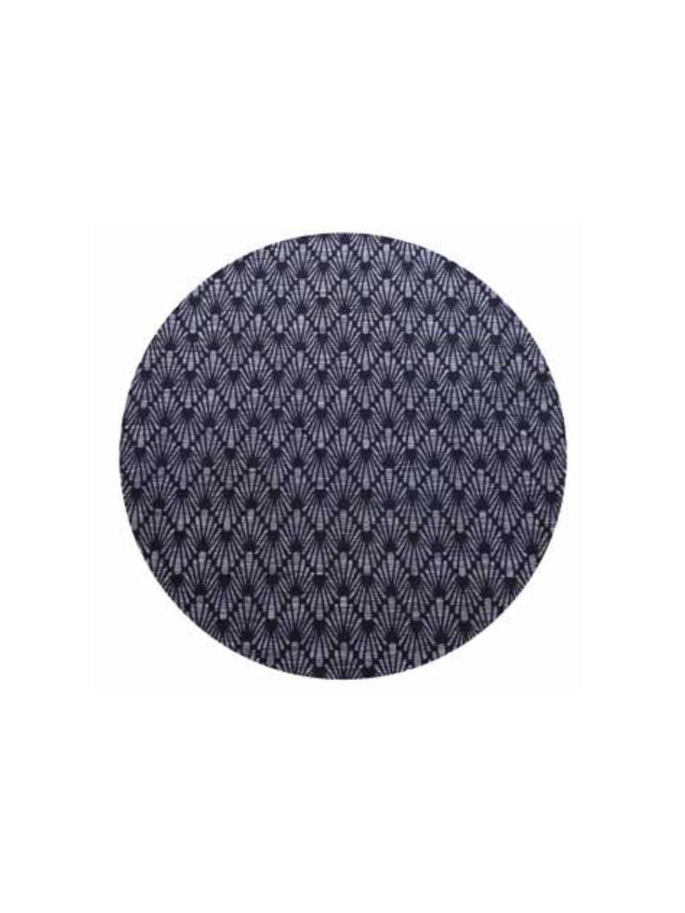 TAPIS MALAWI ROND 240 NOIR