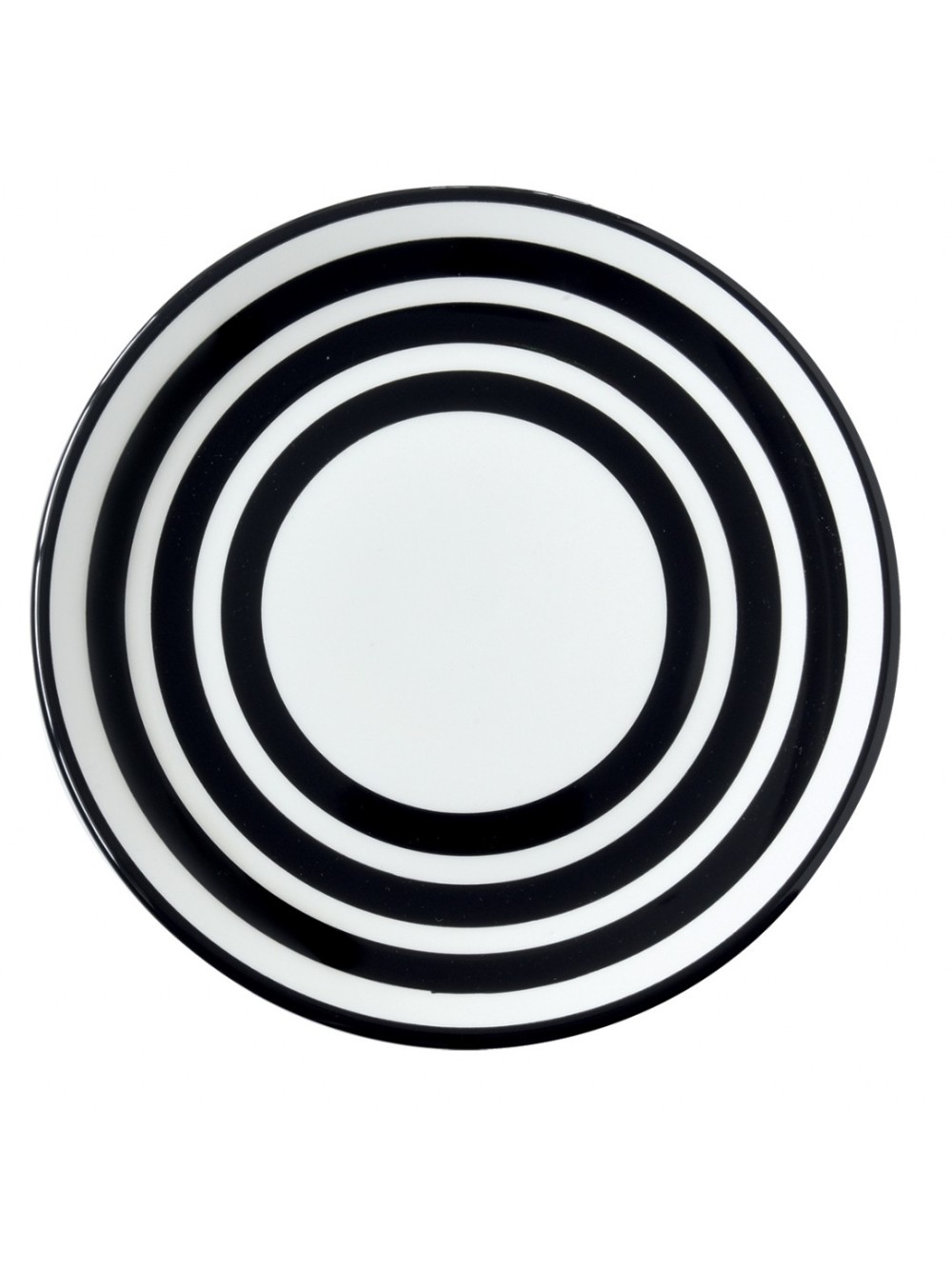 ASSIETTE DESSERT EN CERAMIQUE D20.5 CM NERO CERCHI