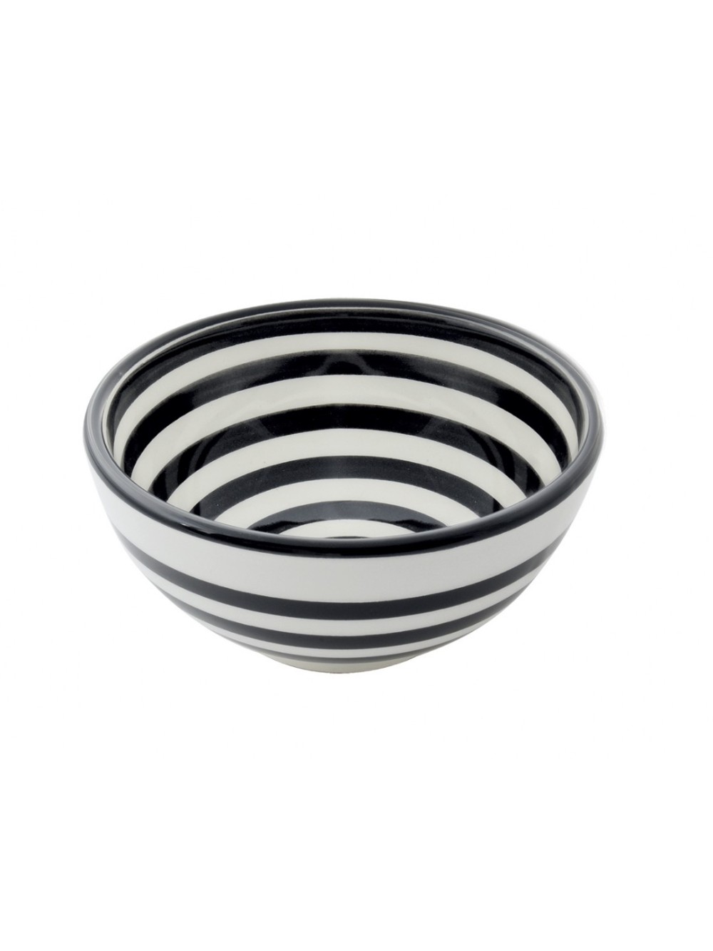 BOL EN CERAMIQUE D 12 CM NERO SPIRALE