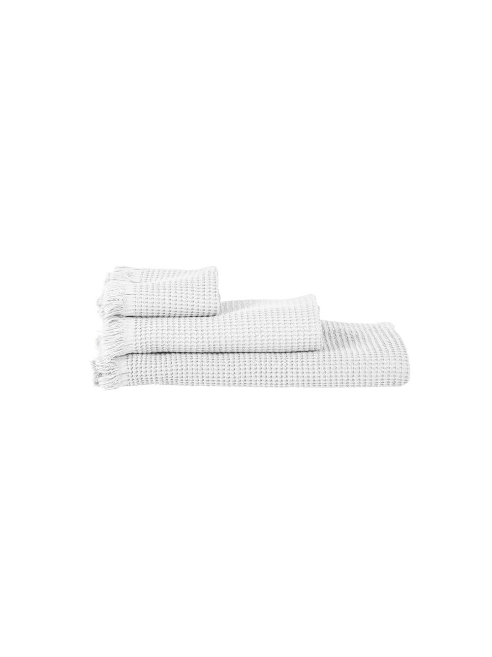 Serviette Nid d'abeille blanche TIMORE