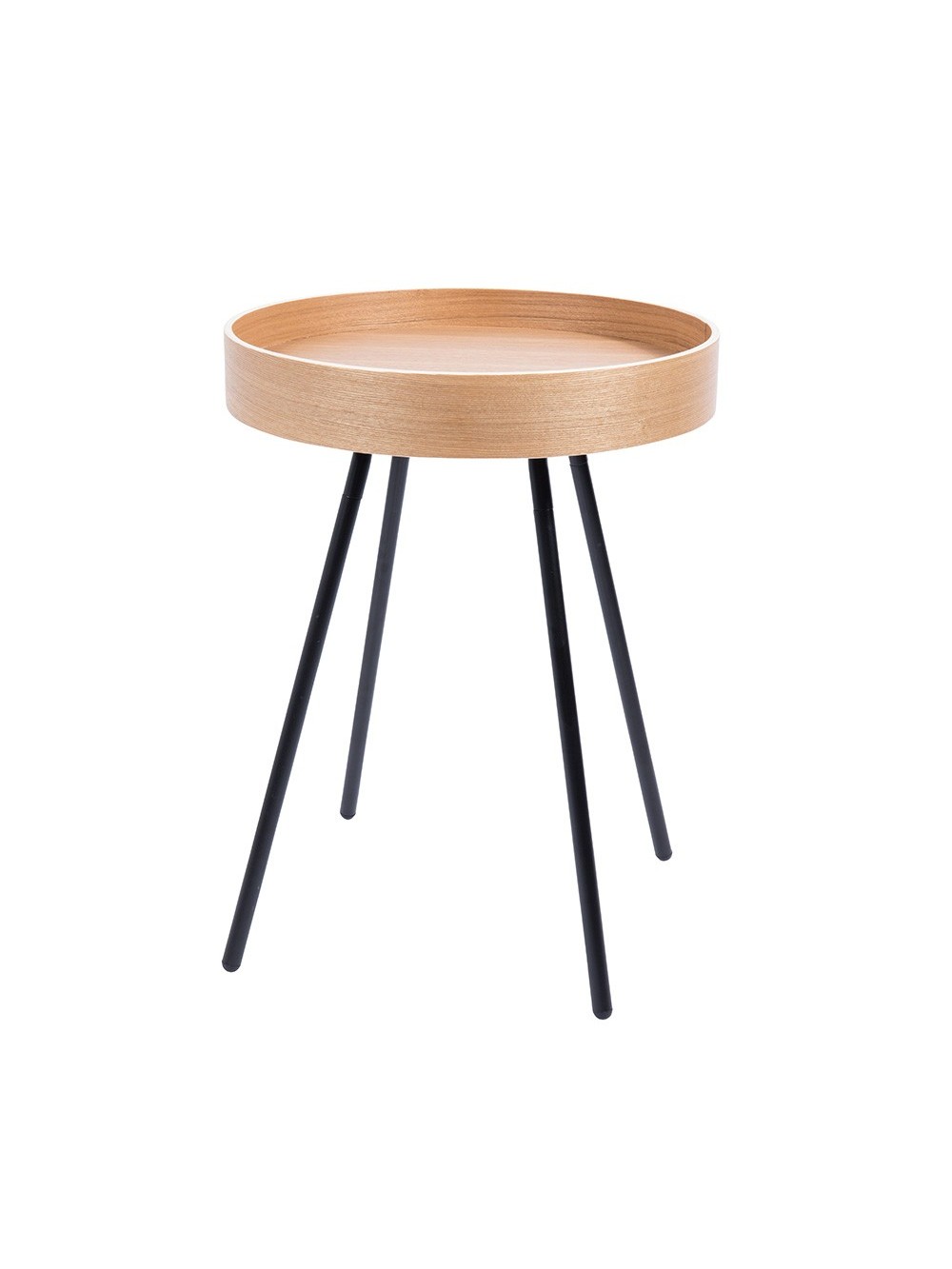TABLE BASSE OAK TRAY  D78 x H45 cm