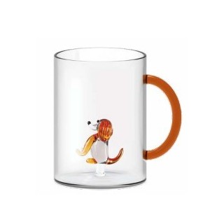 MUG EN VERRE BOROSILICATE CHIEN 420ml