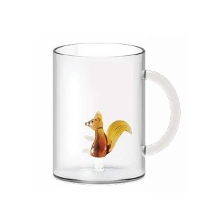 MUG EN VERRE BOROSILICATE ECUREUIL 420ml