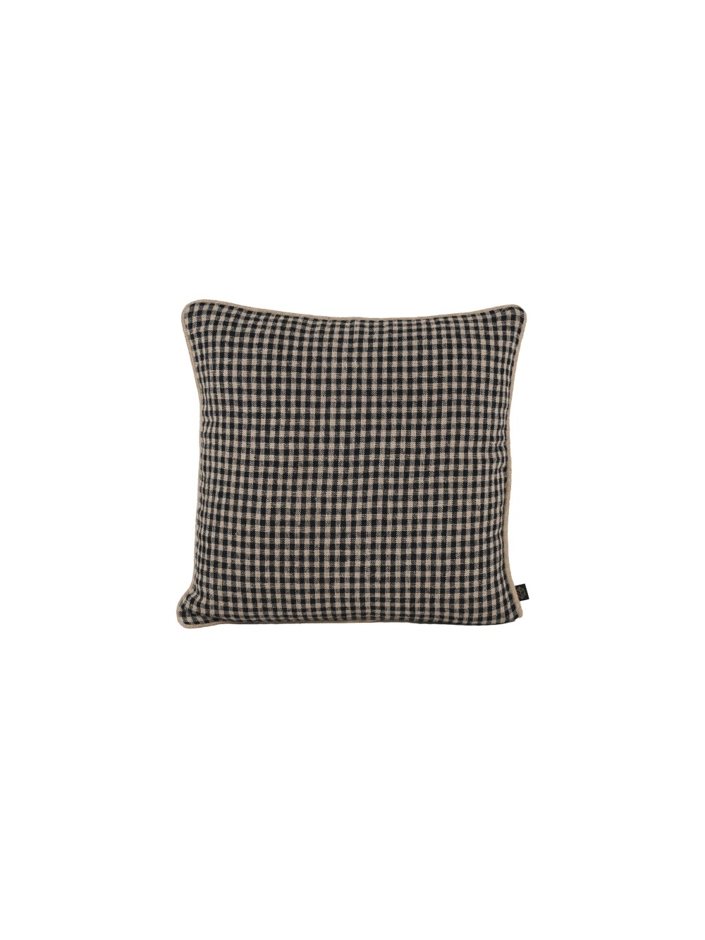 Coussin en lin PIANA CHARBON