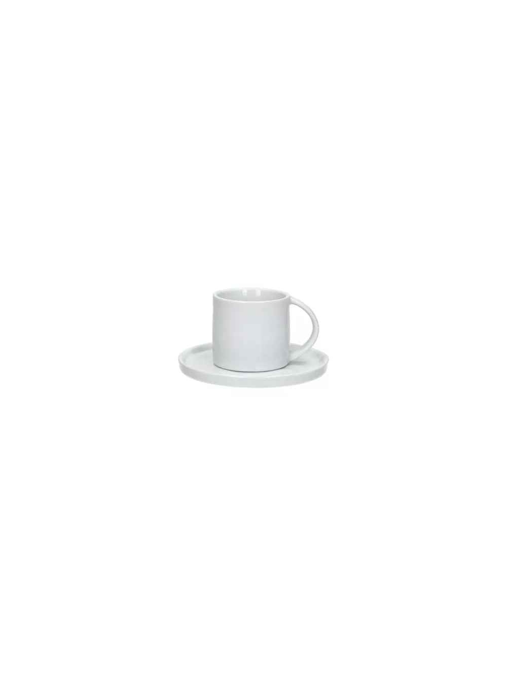 PORCELINO WHITE - tasse & soucoupe - porcelaine - DIA 11,5 x H 7,2 cm 