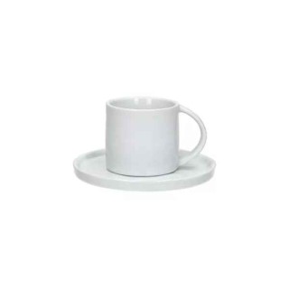 PORCELINO WHITE - tasse & soucoupe - porcelaine - DIA 11,5 x H 7,2 cm 