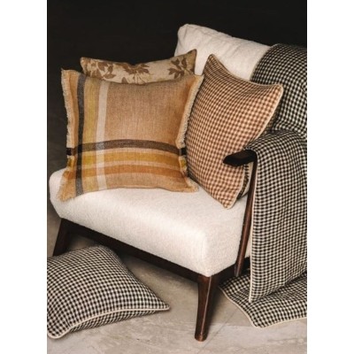 Coussin en lin large trame - Malibu