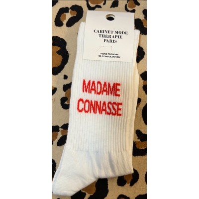 CHAUSSETTE MADAME CONNASSE BLANC