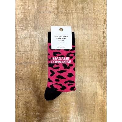 CHAUSSETTE MADAME CONNASSE LEOPARD