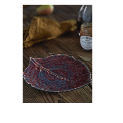 Assiette feuille d'alchémille - Riviera forêt Ø 18 cm