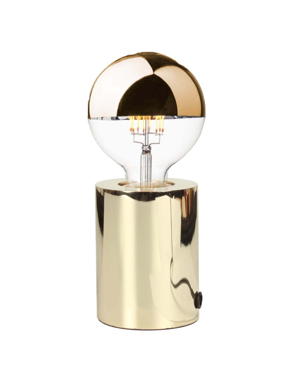 LAMPE TACTILE LAITON DIAM7.5 H9.5CM