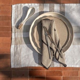 Serviette / Set de table en lin et coton - Aalborg