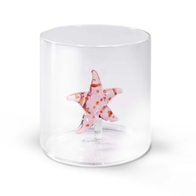 Gobelet en verre - Etoile de mer