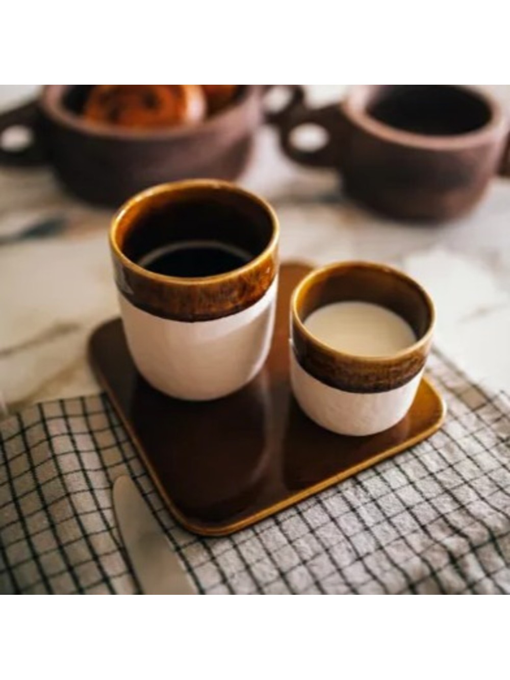 Tasse à café - Spiró brun
