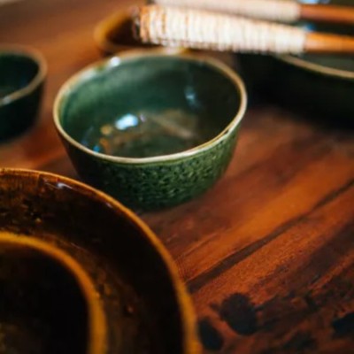 Bol à céréales - Spiró vert foncé Ø 13 cm