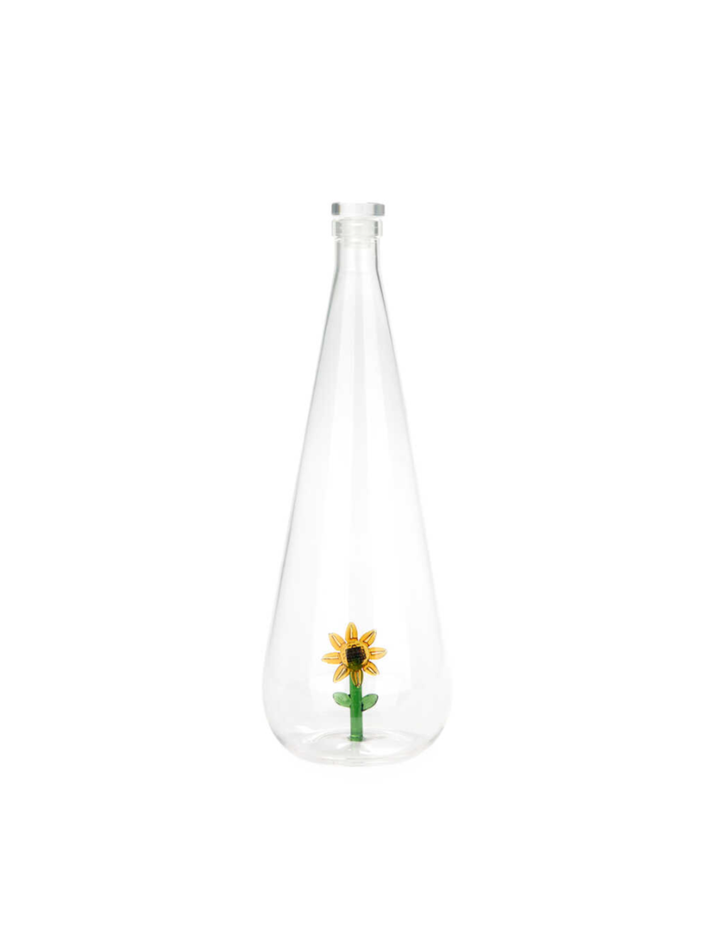 Bouteille Botanical Sunflower 1.0 L jaune verre
