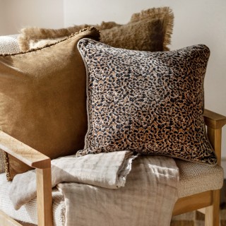 Housse de coussin léopard - Gairo