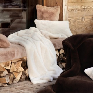 Plaid en fausse fourrure 150x200 cm - Chamonix