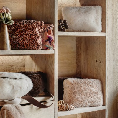 Trousse en fausse fourrure - Chamonix