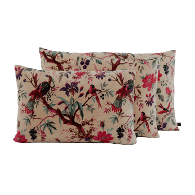 Coussin velours Birdy Lin