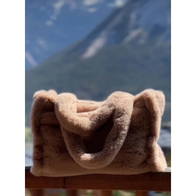 Cabas en fausse fourrure - Chamonix