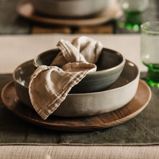 Serviette de table en voile de coton - Mykonos