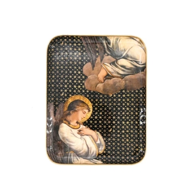 Demi plateau - Ange 24,5 x 19 cm, H 1 cm