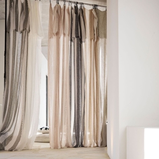 Rideau 130x300 cm en lin et coton - Turin