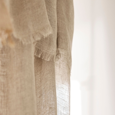 Rideau en lin et coton 130x300 cm - Bergame