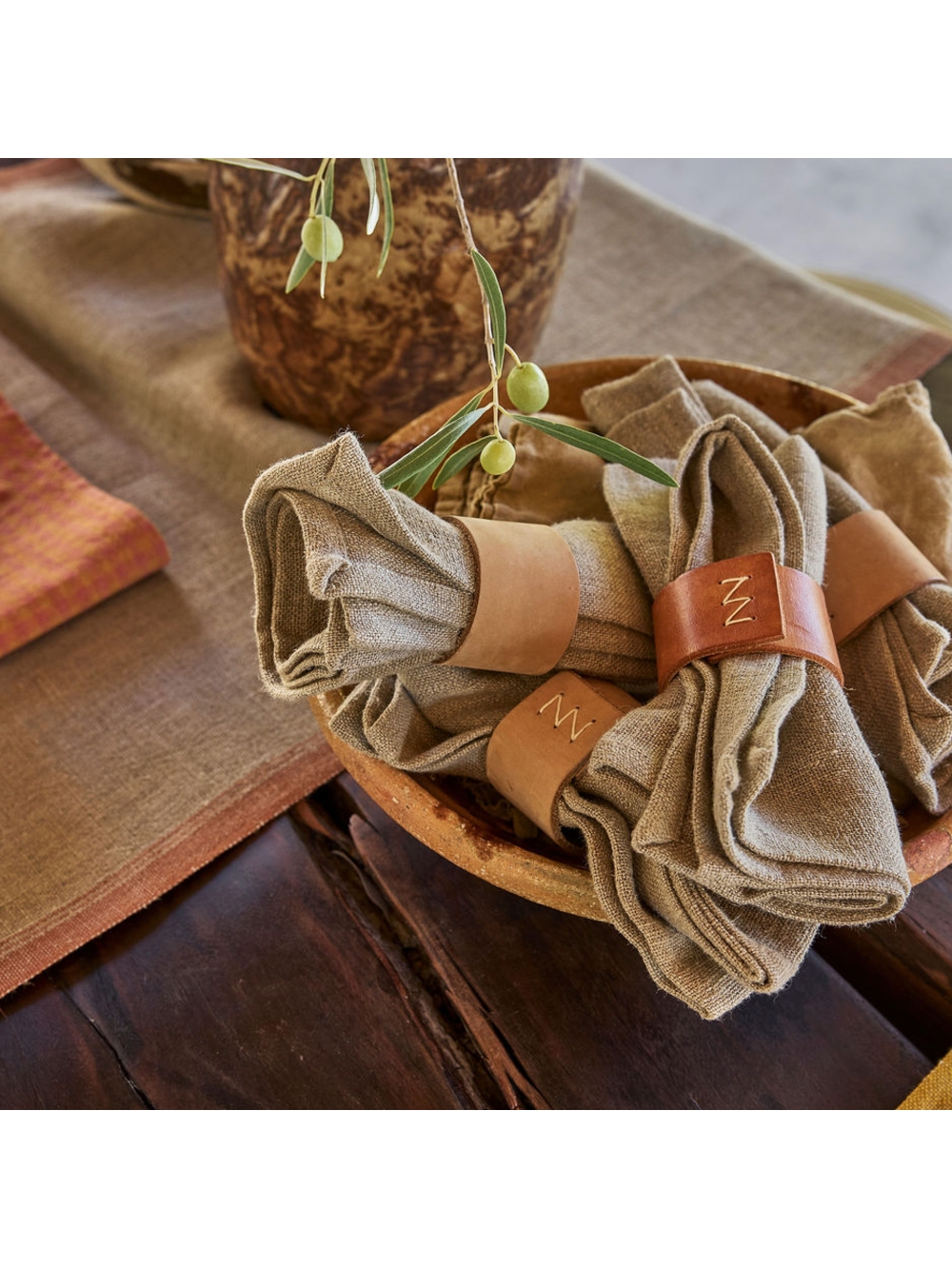 Serviette de table en lin - Havana