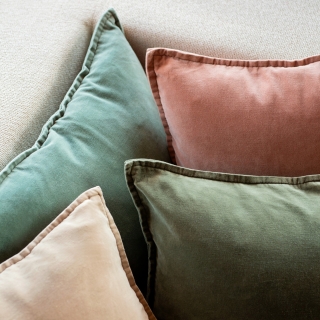 Coussin en velours - Manhattan