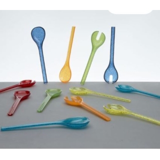 Couverts à salade en méthacrylate - Memento