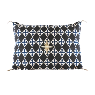 Housse de coussin 40x60 cm - Chapelle Bleu nuit