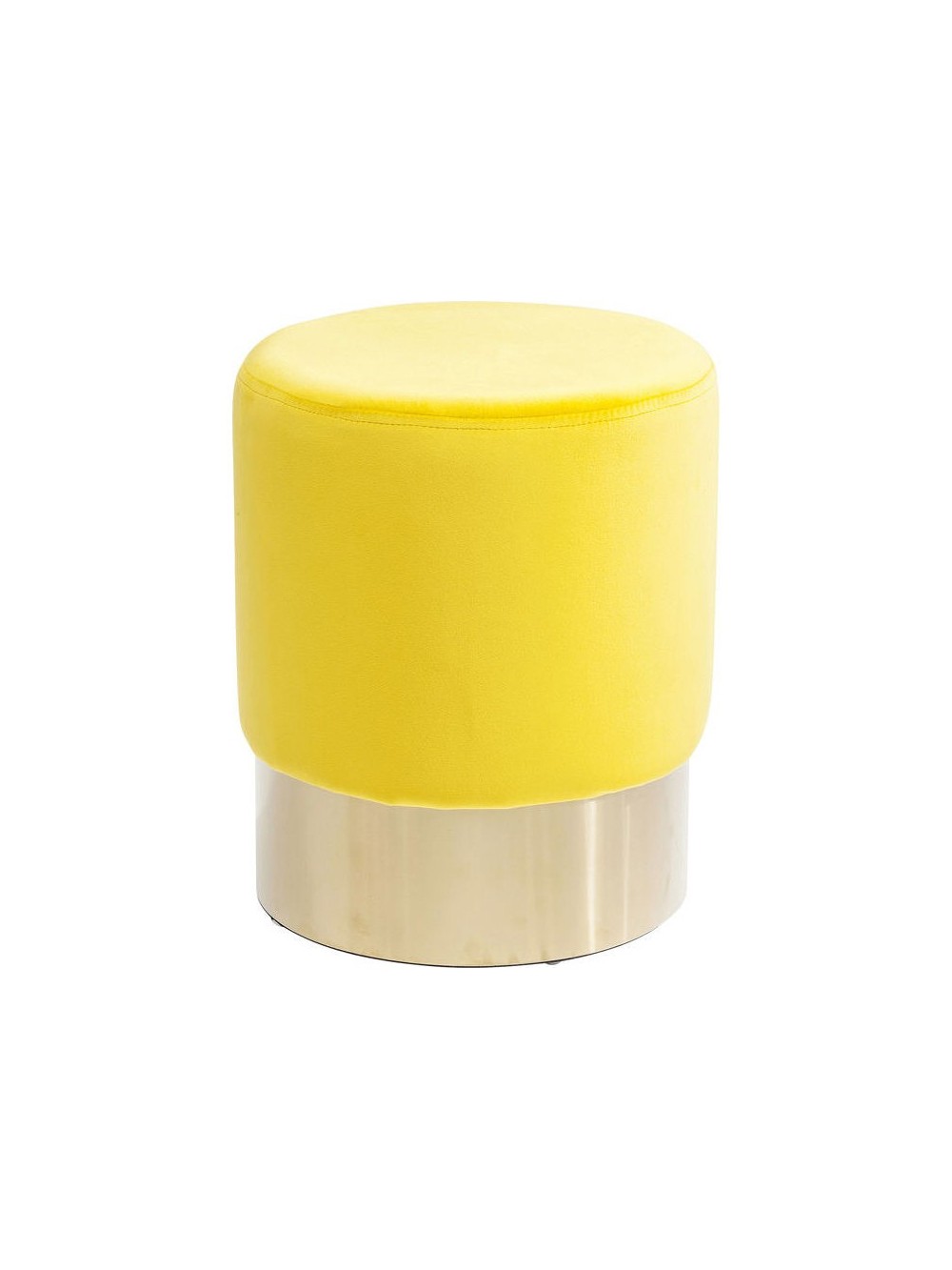 TABOURET CHERRY JAUNE D.35 H.42CM