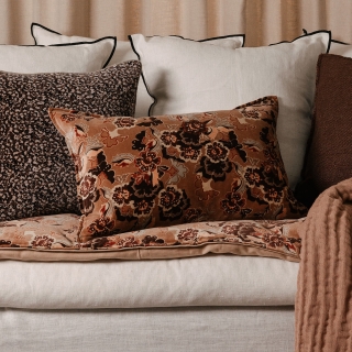Housse de coussin en velours - Boston