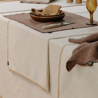 Serviette / Set de table en lin et coton - Monza