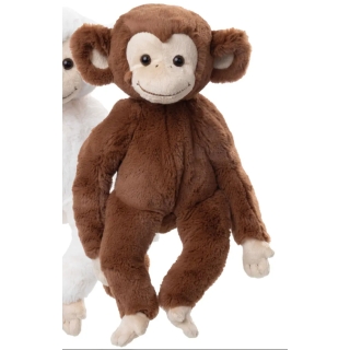Peluche singe marron 40 cm - Bernard