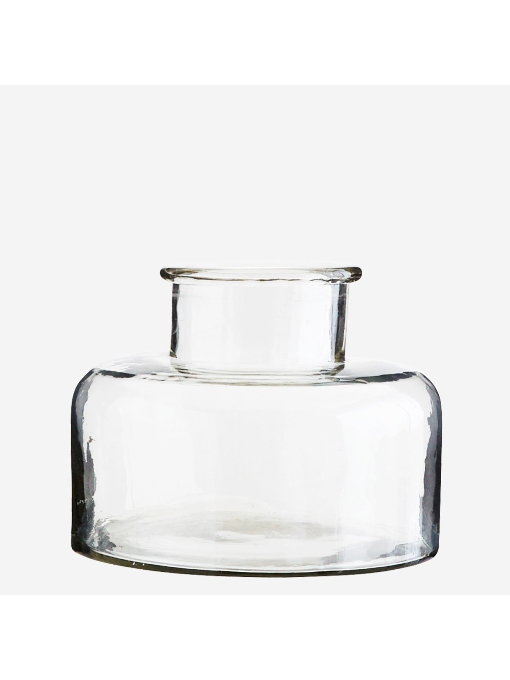 VASE VERRE TRANSPARENT D25XH18