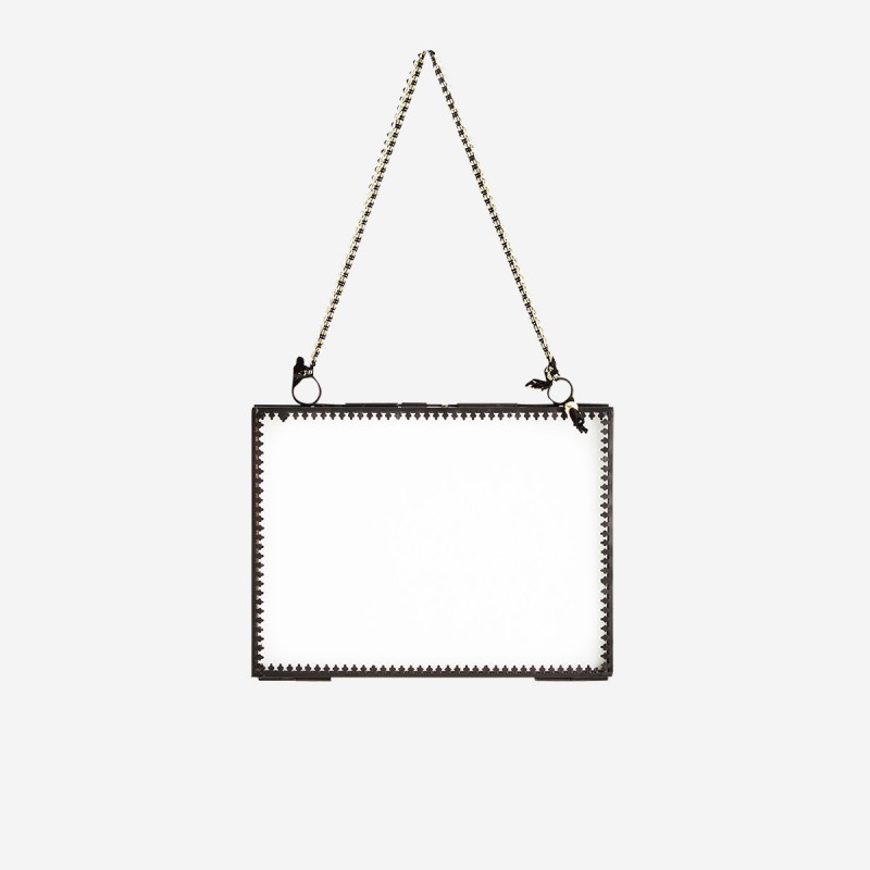 CADRE PHOTO A SUSPENDRE NOIR 20X15 CM CADRE PHOTO A SUSPENDRE NOIR 20X15 CM - MADAM STOLTZ