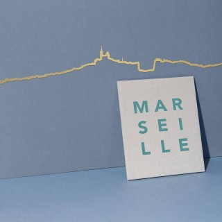 THE LINE FRISE DECORATIVE MARSEILLE GOLDEN