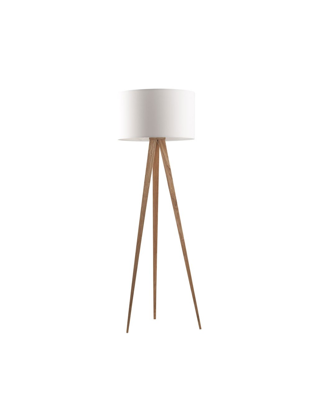 LAMPADAIRE FLOOR LAMP TRIPOD WOOD WHITE