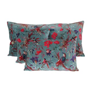 Coussin en velours Birdy Jade