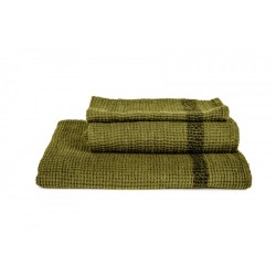 Serviette de toilette nid d'abeille TIMIKA 50X100 Serviette de bain nid d'abeille TIMIKA 50X100 Harmony - Haomy