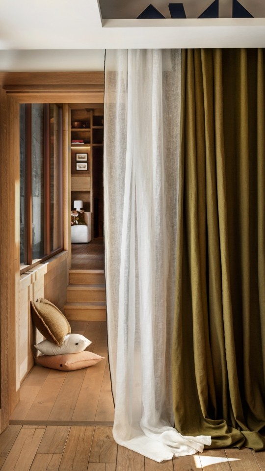 Collection de rideaux en lin ou velours