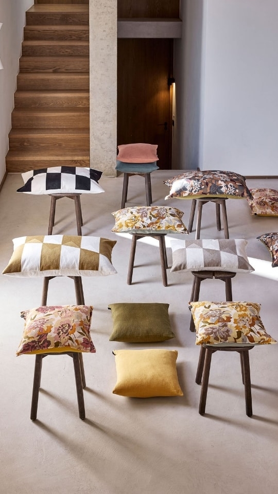 Collection de coussin en lin ou en coton