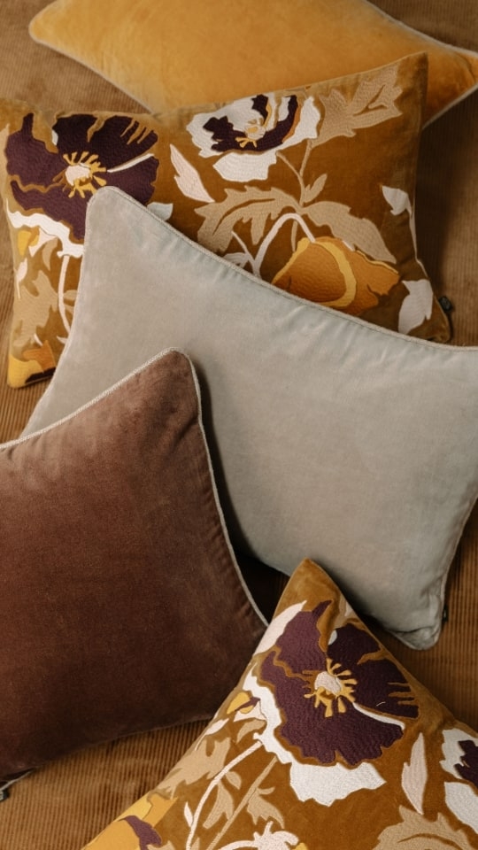 Collection de coussin en lin ou en coton